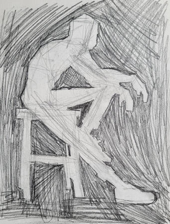 Positive and Negative Spaces Graphite ~ 2024