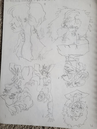 Blind Contour Graphite ~ 2024