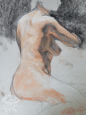 Charcoal and Pastels ~ 2024